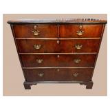 19TH CENT. EWE WOOD 5 DRAWER CHEST