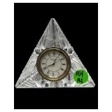 WATERFORD CRYSTAL TIMES SQUARE 2000 DESK CLOCK