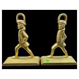 2 BRASS VIRGINIA METALCRAFTERS HESSIAN SOLDIER