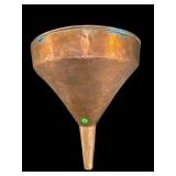 LARGE ANTIQUE COPPER FUNNEL