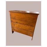 19TH CENTURY PINE MULE CHEST