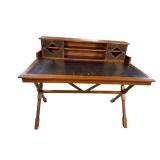 LEATHER TOP X BASE DESK