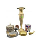 7 PC LOT OF DECORATOR ITEMS