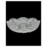 ANTIQUE ABP CUT CRYSTAL LOW BOWL
