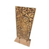 ORNATE KANGAROO FIREPLACE STAND