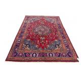 9 FT 7 IN X 6 FT 8 IN HANDMADE PERSIAN CARPET