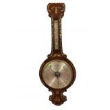 19th CENTURY ROSEWOOD INLAID BAROMETER