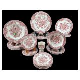 24 PCS OF BRISTOL CROWN DUCAL ENGLAND CHINA