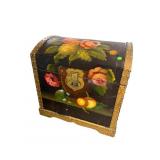 PAINT DECORATED DOME TOP TRUNK