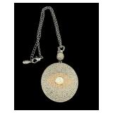DESIGNER JOAN BOYCE EVIL EYE NECKLACE;