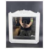 DISTRESSED PAINTED BEVELED MIRROR
