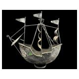 ALUMINUM/METAL DECORATIVE SHIP