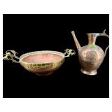 2 PC COPPER AND BRASS LOT