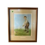 GOLFING PRINT BY AB FROST