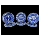 SET OF 7 ROWLAND & MARSELLUS CO. STAFFORDSHIRE