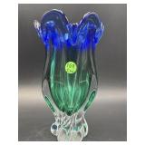 LARGE MURANO ART GLASS VASE