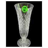 SMALL WATERFORD CRYSTAL ASHBOURNE FOOTED VASE
