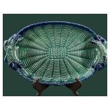 LARGE MADE IN PORTUGAL MAJOLICA STYLE FISH PLATTER