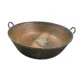LARGE SOLID COPPER BOWL