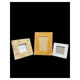3 PC LOT DECORATIVE PICTURE FRAMES
