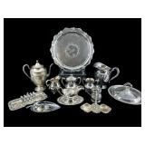 MISC LOT OF SILVERPLATE