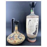 2 PCS GREEK POTTERY