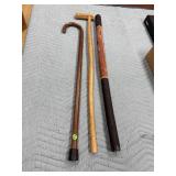 LOT OF 3 CANES
