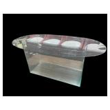 ALL GLASS COFFEE TABLE