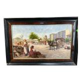 SIGNED PADLY ALADAR OIL ON CANVAS