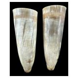 PR OF RHINO HORN LAMP SHADES?