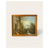 MID CENTURY F. SWATSLEY SWISS LANSCAPE