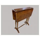 MAHOGANY TUCKAWAY TABLE