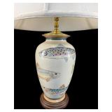 PORCELAIN FISH LAMP
