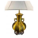 LARGE WILDWOOD BRASS JARDINIERE VASE LAMP