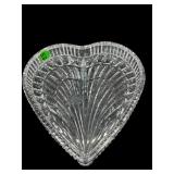 WATERFORD CRYSTAL HEART VANITY TRAY