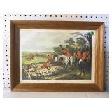 HUNT SCENE PRINT