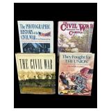 LOT OF 4 CIVIL WAR COFFEE TABLE BOOKS