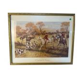 FULL CRY THROUGH THE HOMESTEAD PRINT