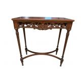 IMPERIAL FURNITURE CO WALNUT HEAVY CARVED C
