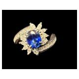 PLATINUM NATURAL SRI LANKA BLUE SAPPHIRE &