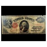 1917 $1 WASHINGTON RED SEAL LARGE NOTE