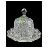 CUTGLASS CHEESE DISH
