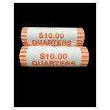 2 UNC FULL ROLLS NORTH DAKOTA STATE QUARTERS