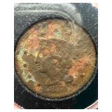 1847 BRAIDED HAIR LARGE CENT
