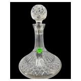 WATERFORD CRYSTAL LISMORE SHIPS DECANTER