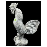 LARGE HEAVY CHALK ROOSTER