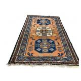 7FT 5IN X 4FT IN 8IN ANTIQUE RUNNER