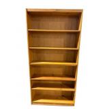 LARGE PINE OPEN BOOKCASE