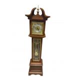 ANSONIA CHERRY BEVELED GLASS GRANDDAUGHTER CLOCK