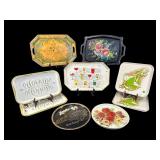 LARGE LOT OF TOLEWARE TRAYS